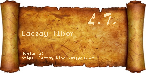 Laczay Tibor névjegykártya